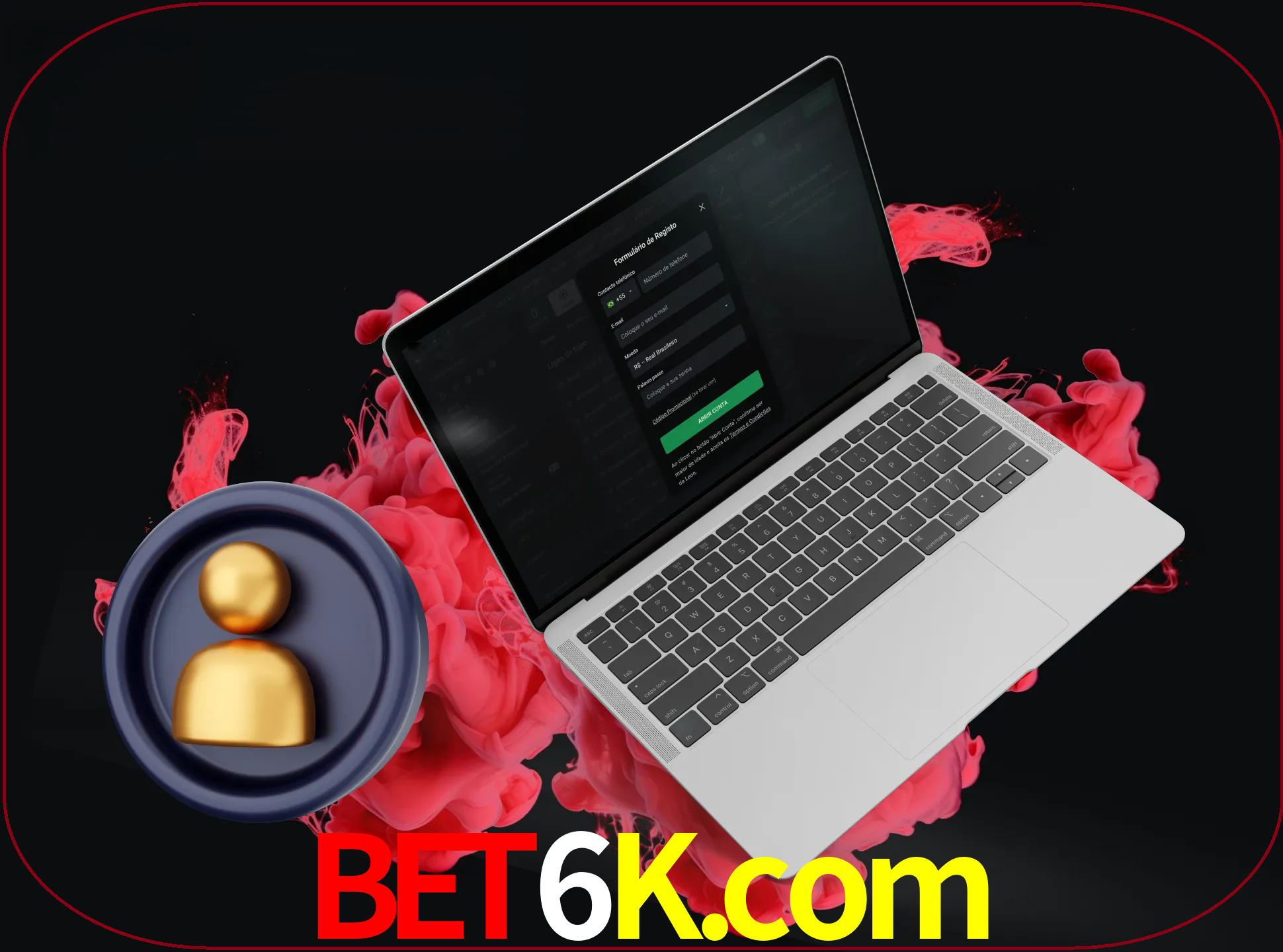 No cabeçalho do site bet6k, clique no botão que o levará a um formulário especial onde terá de introduzir as suas informações actuais.